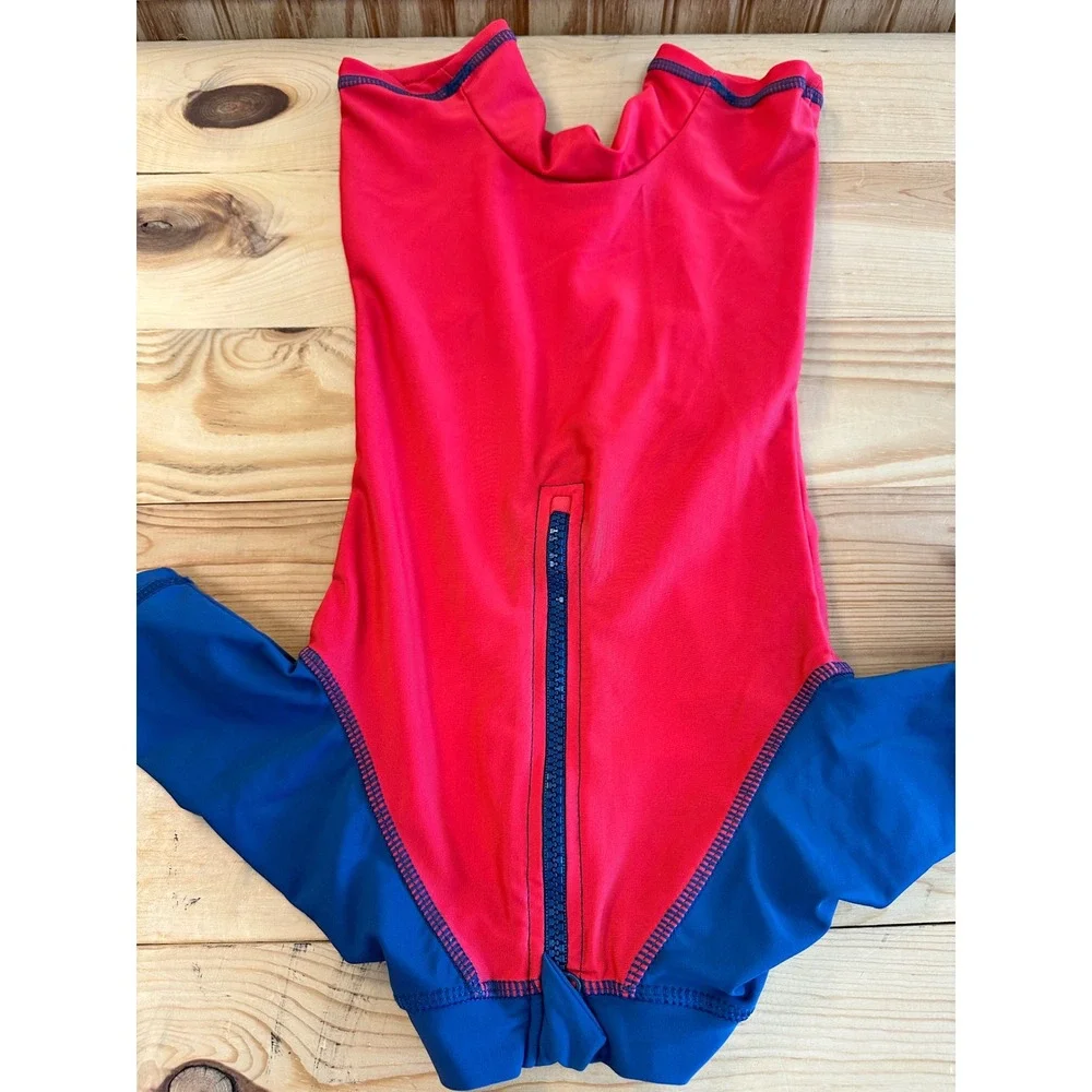 Bonverano Baby Boys Shark Attack‎  Swimsuit Red Blue 6-9 Months Rash Guard